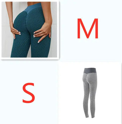 Plaid Leggings Fitness Yoga Pants Women's Seamless High Waist Breathable Gym Leggings - bazona.com