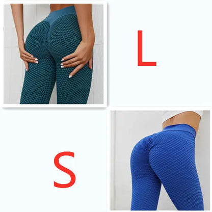 Plaid Leggings Fitness Yoga Pants Women's Seamless High Waist Breathable Gym Leggings - bazona.com