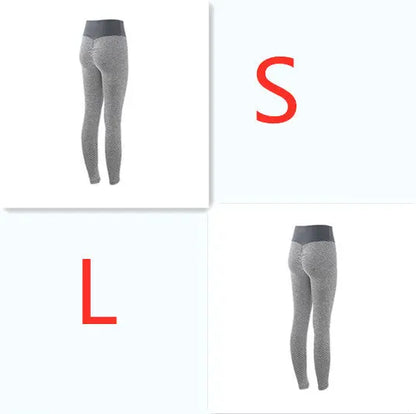 Plaid Leggings Fitness Yoga Pants Women's Seamless High Waist Breathable Gym Leggings - bazona.com