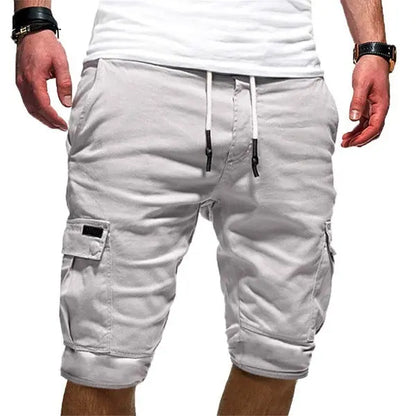 Men Casual Jogger Sports Cargo Shorts Military Combat Workout Gym Trousers Summer Mens Clothing - bazona.com