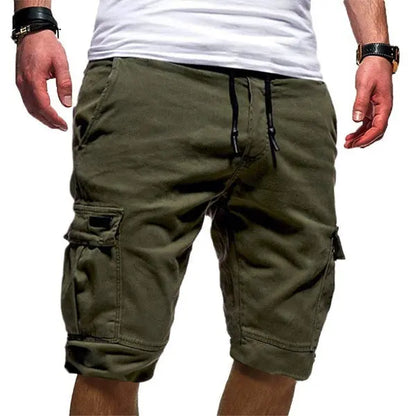 Men Casual Jogger Sports Cargo Shorts Military Combat Workout Gym Trousers Summer Mens Clothing - bazona.com