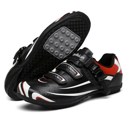 Outdoor Non-lock Cycling Shoes, Rubber Sole Men And Women Couple All-terrain Cycling Shoes - bazona.com