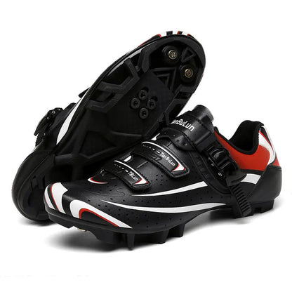 Outdoor Non-lock Cycling Shoes, Rubber Sole Men And Women Couple All-terrain Cycling Shoes - bazona.com