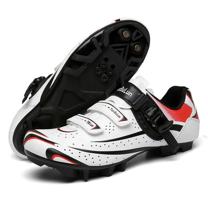 Outdoor Non-lock Cycling Shoes, Rubber Sole Men And Women Couple All-terrain Cycling Shoes - bazona.com