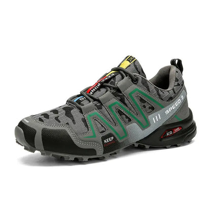 Men Hiking Shoes Climbing Male Sports Shoes Work Safety Toe Tactical Non-Slip Durable Trekking Sneakers Mens Footwear - bazona.com