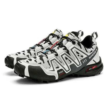 Men Hiking Shoes Climbing Male Sports Shoes Work Safety Toe Tactical Non-Slip Durable Trekking Sneakers Mens Footwear - bazona.com