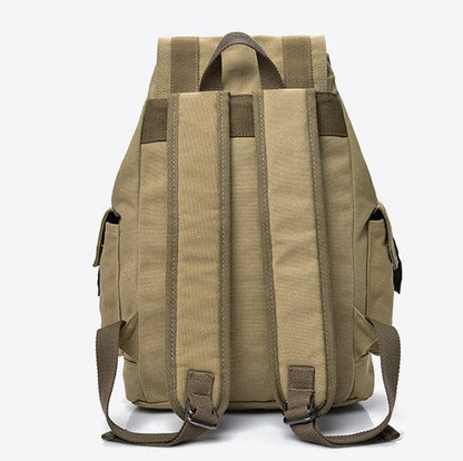 Influx street canvas backpack unisex backpack retro leisure travel bag large capacity bag BAZONA