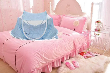 Foldable  Baby Bed Net With Pillow Net 2pieces Set - bazona.com