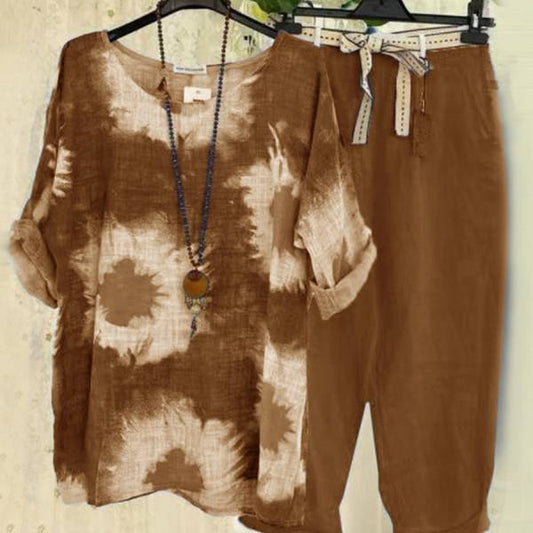 Women's Fashion Casual Set Two-piece Suit BAZONA