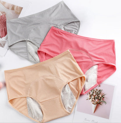 5PCS Menstrual Underwear Women Leak Proof Panties BAZONA
