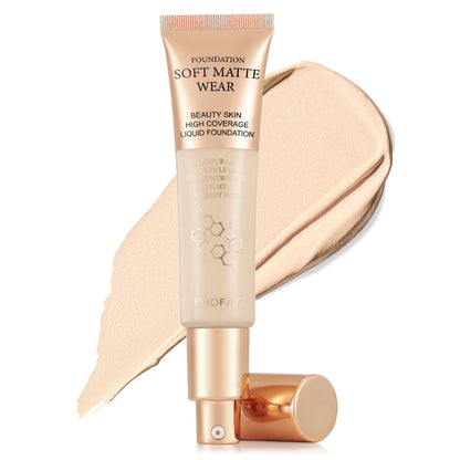 PHOFAY Full Coverage Foundation BAZONA