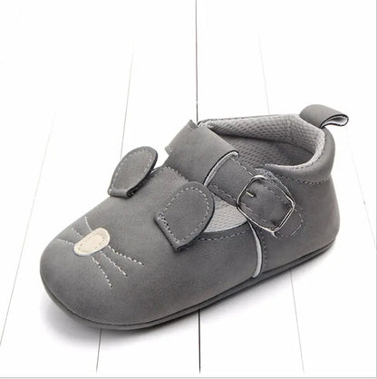 Spring and autumn cartoon animal baby shoes matte leather non-slip soft bottom baby shoes wholesale 0884 - bazona.com