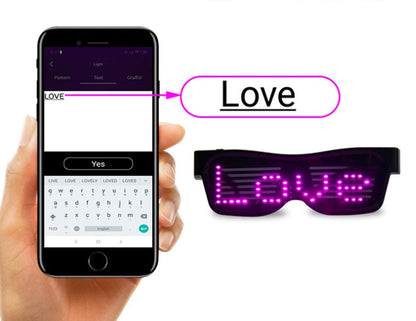 Multicolor Party LED Glasses Dynamic Flashing LED Glasses BAZONA