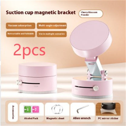 Foldable Magnetic Vacuum Car Phone Holder Foldable Suction Cup With Suction Cup Hands-Free Navigation For Smart Phone BAZONA