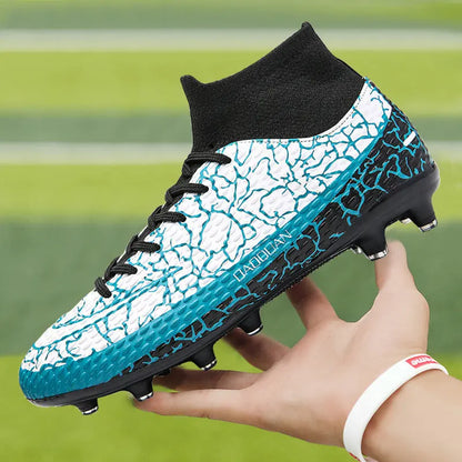 Soccer Men's High Top Youth Student Training Shoes - bazona.com