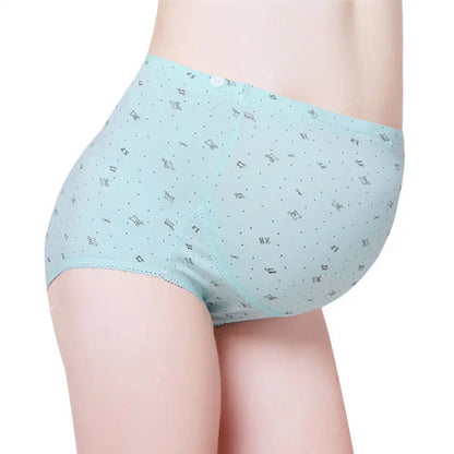 Pregnant women's underwear, stomach lift pants, maternity clothes, cotton, pregnant women's underwear, adjustable high waist pants - bazona.com