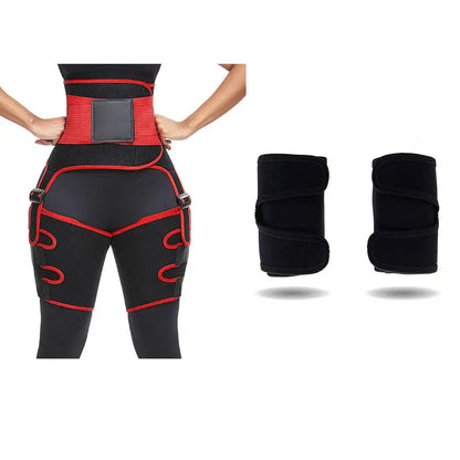 Sports Waist Belt Adjustable One-piece Girdle Leg Straps - bazona.com