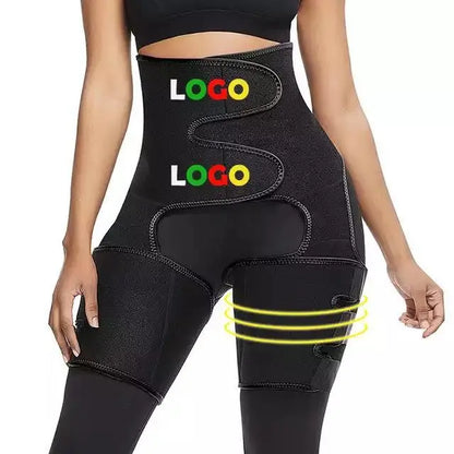 Sports Waist Belt Adjustable One-piece Girdle Leg Straps - bazona.com