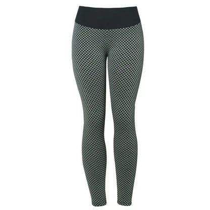 Plaid Leggings Fitness Yoga Pants Women's Seamless High Waist Breathable Gym Leggings - bazona.com
