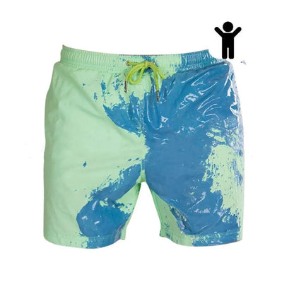 Magical Change Color Beach Shorts Summer Men Swimming Trunks Swimwear Swimsuit Quick Dry bathing shorts Beach Pant - bazona.com