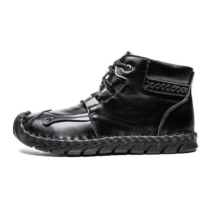 Leather shoes leather men casual shoes - bazona.com