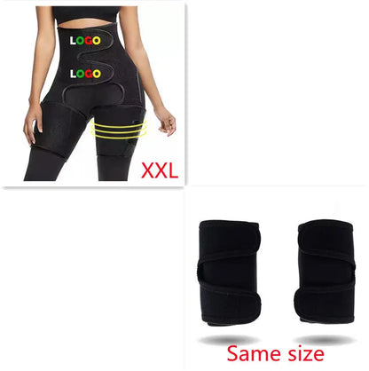 Sports Waist Belt Adjustable One-piece Girdle Leg Straps - bazona.com