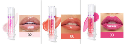New Tube Lip Rich Lip Color Slightly Spicy Lip Honey Lip Glass Mirror Face Lip Mirror Liquid Lipstick BAZONA