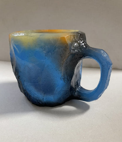 400ml Resin Mineral Crystal Coffee Mugs With Handles Elegant Fake Mineral Crystal Cup For Workplace Home Decor Christmas Gift Kitchen Gadgets BAZONA