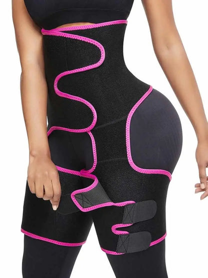 Sports Waist Belt Adjustable One-piece Girdle Leg Straps - bazona.com