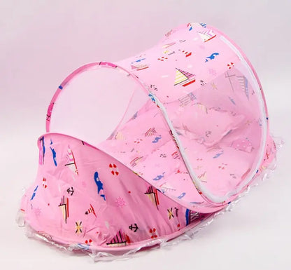Foldable  Baby Bed Net With Pillow Net 2pieces Set - bazona.com