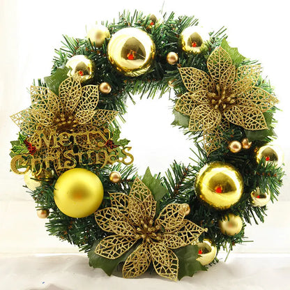 Christmas Decorations Christmas Wreath Home Decor For Home Garden Decorations Mall Door Decoration - bazona.com