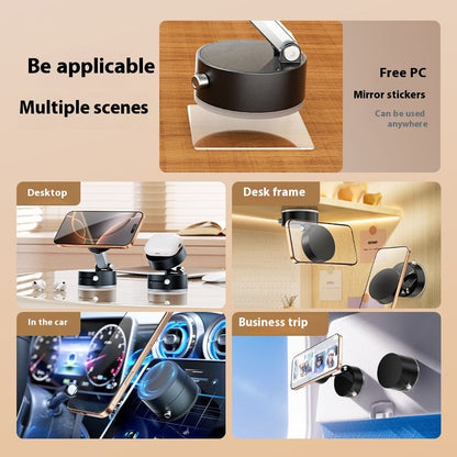 Foldable Magnetic Vacuum Car Phone Holder Foldable Suction Cup With Suction Cup Hands-Free Navigation For Smart Phone BAZONA
