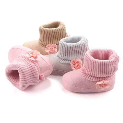 New Products Of Spring And Autumn, Three Women Baby Boots, Wholesale Screw Sleeve Socks, Mouth Shoes, Baby Toddler Shoes 0757 - bazona.com