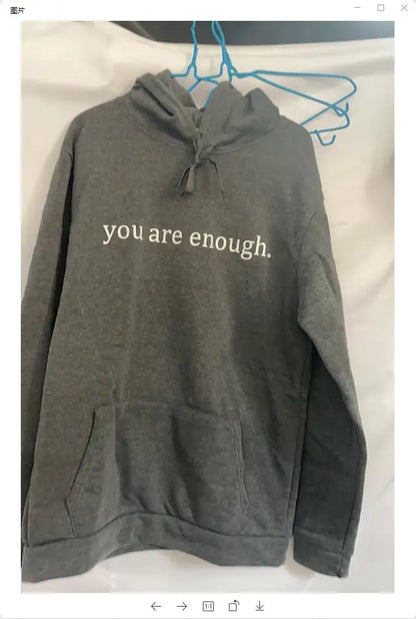Dear Person Behind Me,the World Is A Better Place,with You In It,love,the Person In Front Of You,Women's Plush Letter Printed Kangaroo Pocket Drawstring Printed Hoodie Unisex Trendy Hoodies - bazona.com