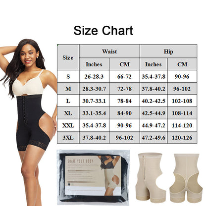 Women Shapewear High Waist Butt Lifter Tummy Control Underwear Workout Waist Trainer Corset BAZONA