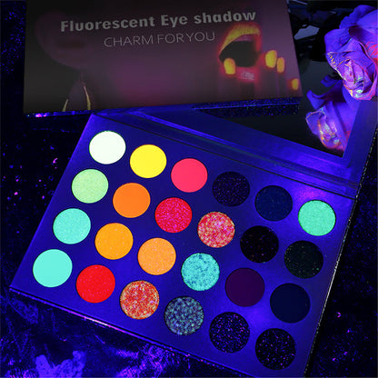 Lasting Glow Eyeshadow UV Glow in The Dark BAZONA
