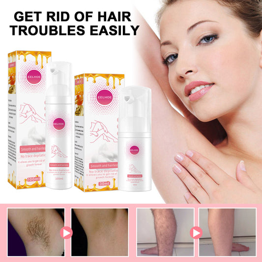 30ml 100ml Hair Removal Spray Depilatory Armpit Hair And Legs Hair Foam Mousse And Removal Is Gentle Hair Cream Spray Non-irritating - bazona.com