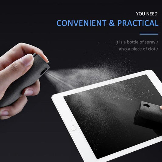 2 In 1 Phone Computer Screen Cleaner Kit For Screen Dust Removal Microfiber Cloth Set BAZONA