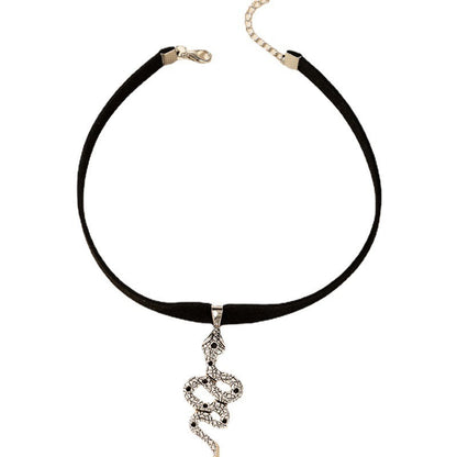 Chokers Witchy Gothic Grunge Collar Velvet Necklace Dark Jewelry For Gift BAZONA