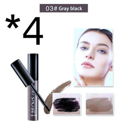 Peel Off Brown Black Eye Brow Tattoo Tint Waterproof Long-lasting Professional Eyebrow Gel Cream Mascara Eye Makeup Cosmetics - bazona.com