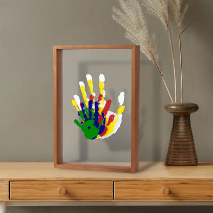 Art Print Souvenir Multi-person Handprint Diy Handprint Photo Frame - bazona.com