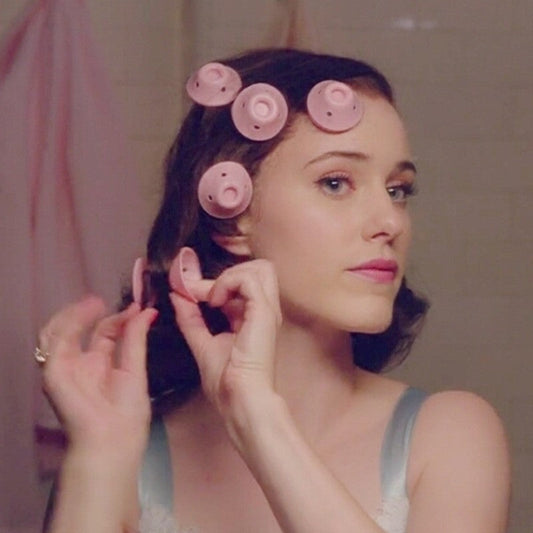 Soft Rubber Magic Hair Care Rollers Silicone Hair Curlers No Heat Hair Styling Tool BAZONA