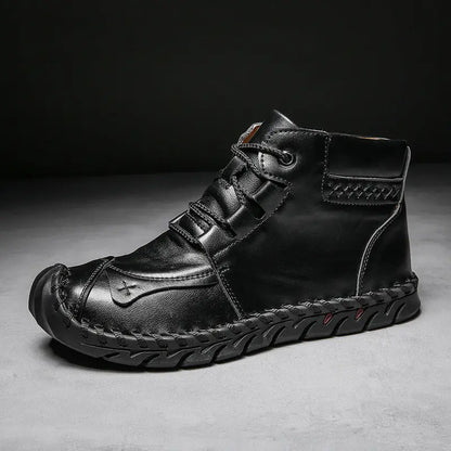 Leather shoes leather men casual shoes - bazona.com