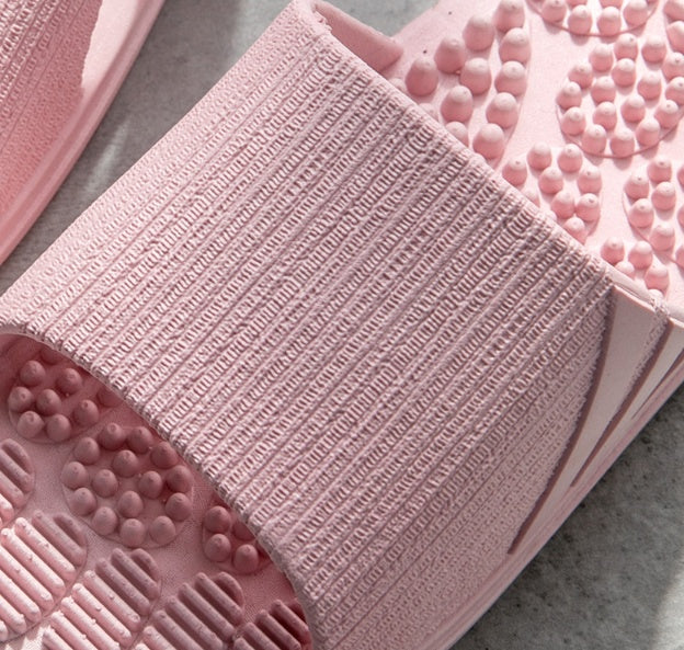 Reflexology Foot Massage Slippers Bath Slippers Tension Relief Acupuncture Feet Massager Household Slipper Foot Health Care BAZONA