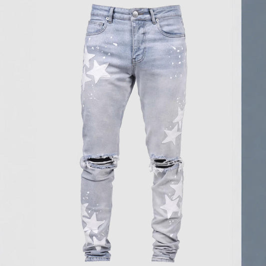 Men's Slim Stretch XINGX Fashion Jeans BAZONA