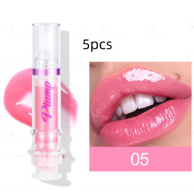 New Tube Lip Rich Lip Color Slightly Spicy Lip Honey Lip Glass Mirror Face Lip Mirror Liquid Lipstick BAZONA