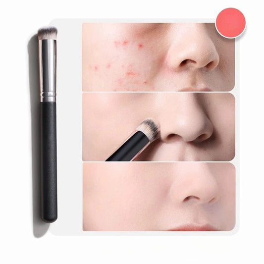 Foundation Concealer Brush, Premium Contour Blusher Brushes, Flawless Under Eye Dense Face Makeup Brush For Blending BAZONA