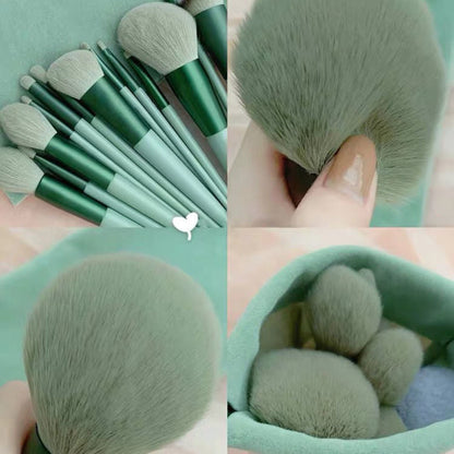 13Pcs Makeup Brush Set Make Up Concealer Brush Blush Powder Brush Eye Shadow Highlighter Foundation Brush Cosmetic Beauty Tools BAZONA