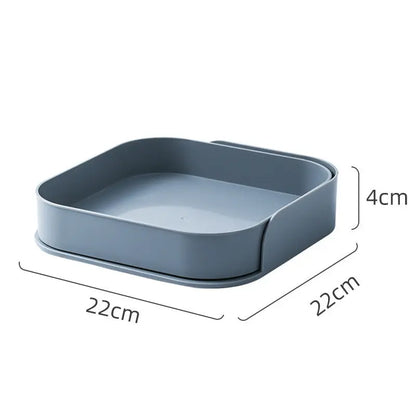 Multifunctional Rotating Shelving Condiment Rotating Storage Box - bazona.com