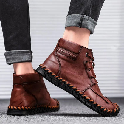 Leather shoes leather men casual shoes - bazona.com